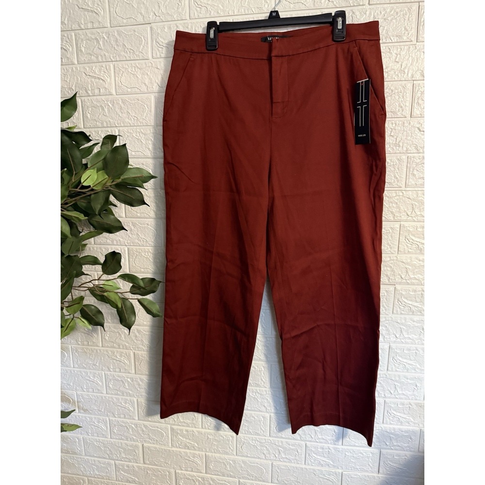 Liverpool Los Angeles Wide Leg Women's Pants Orange Size 14 NWT